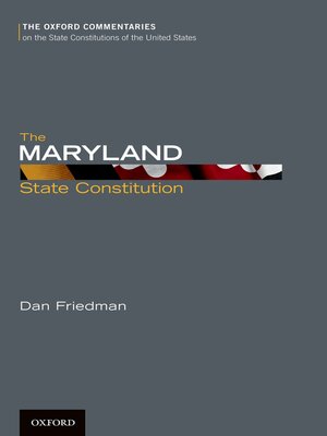 cover image of The Maryland State Constitution